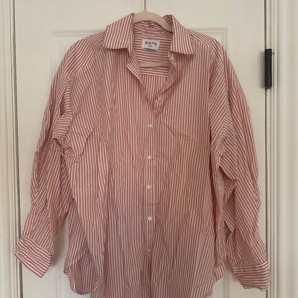 Olette oversized button down